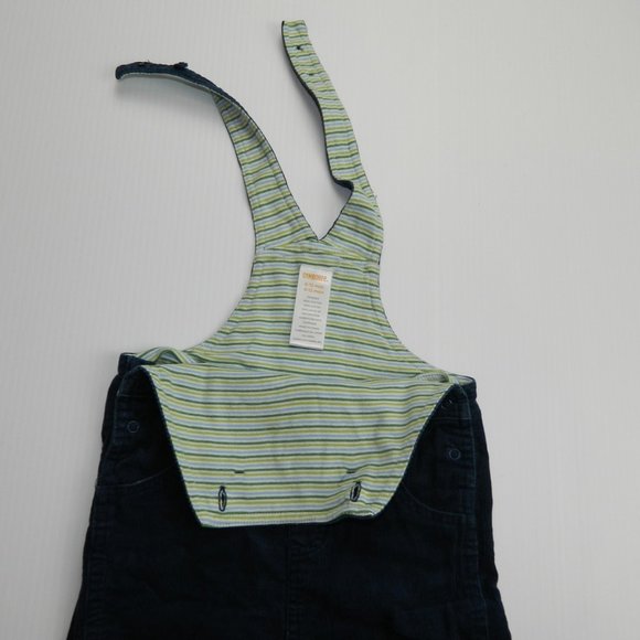 Gymboree  6-12 Months Boys Blue Corduroy Overalls - Picture 7 of 10
